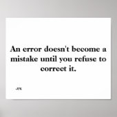 Een fout poster (Voorkant)