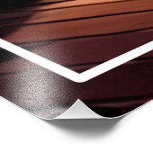 Een Fox Zittend Voor De Cabin-47567 Foto Afdruk (Hoek)