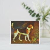 Een Foxhound, Ringwod door George Stubbs Briefkaart (Staand voorkant)
