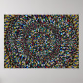 Een fractal van een Kantoor (Canvasafdruk) Poster (Voorkant)