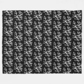 Een fractale fantasie fleece deken (Voorkant (Horizontaal))