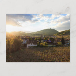 Een Frans wijndorp in het middaglicht Briefkaart