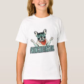 Een Franse buldog in een vrolijke stemming T-shirt (Voorkant)
