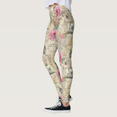 Een Franse Ephemera Design Serie 1 Leggings (Links)