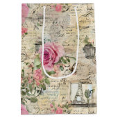 Een Franse Ephemera Design Serie 1 Medium Cadeauzakje (Achterkant)