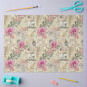Een Franse Ephemera Design Serie 1 Tissuepapier (Craft)