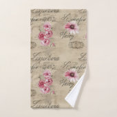 Een Franse Ephemera Design Serie 20 Bad Handdoek (Handdoek)