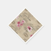 Een Franse Ephemera Design Serie 20 Servet (Hoek)