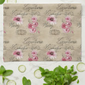 Een Franse Ephemera Design Serie 20 Theedoek (Gevouwen)