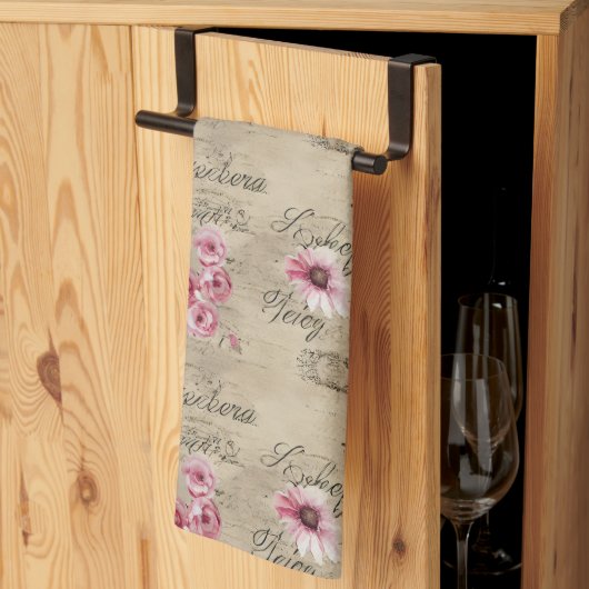 Een Franse Ephemera Design Serie 20 Theedoek (Derde Gevouwen)