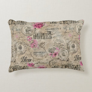 Een Franse Ephemera Design Serie 24 Accent Kussen