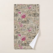 Een Franse Ephemera Design Serie 24 Bad Handdoek (Handdoek)