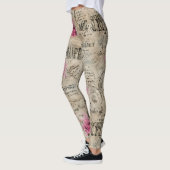 Een Franse Ephemera Design Serie 24 Leggings (Links)