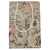 Een Franse Ephemera Design Serie 24 Medium Cadeauzakje (Voorkant)