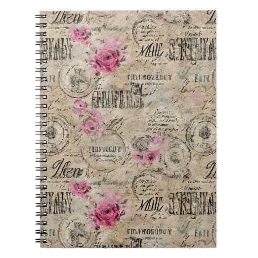 Een Franse Ephemera Design Serie 24 Notitieboek (Voorkant)