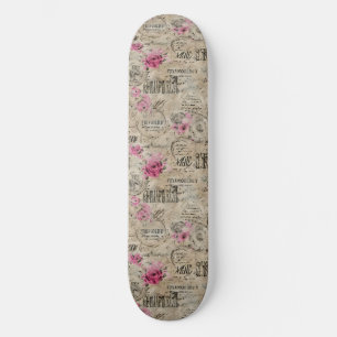 Een Franse Ephemera Design Serie 24 Persoonlijk Skateboard