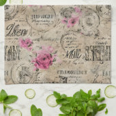 Een Franse Ephemera Design Serie 24 Theedoek (Gevouwen)
