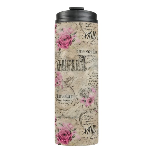 Een Franse Ephemera Design Serie 24 Thermosbeker (Voorkant)