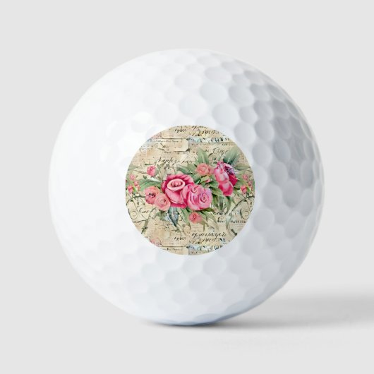 Een Franse Ephemera Design Serie 26 Golfballen (Voorkant)