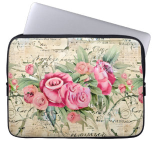 Een Franse Ephemera Design Serie 26 Laptop Sleeve