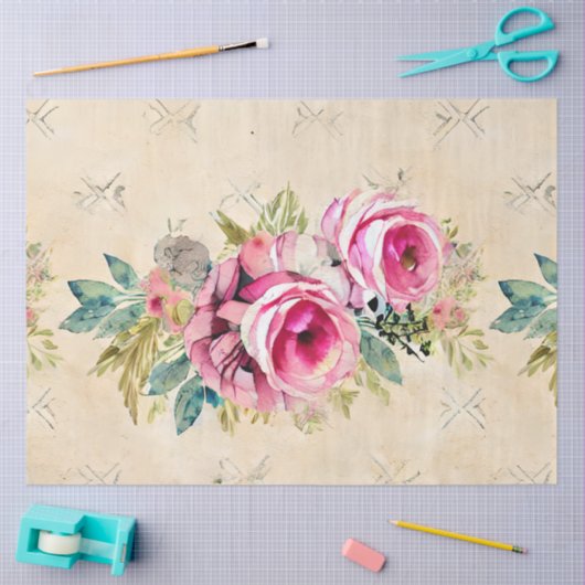 Een Franse Ephemera Design Series 10 Tissuepapier (Craft)