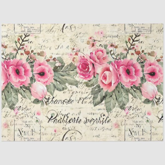 Een Franse Ephemera Design Series 15 Tissuepapier (Voorkant)