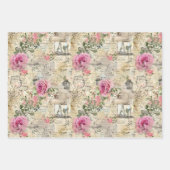 Een Franse Ephemera Design Series 1 Inpakpapier Vel (Voorkant 3)