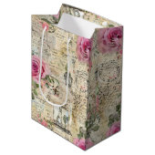 Een Franse Ephemera Design Series 1 Medium Cadeauzakje (Voorkant Gekanteld)