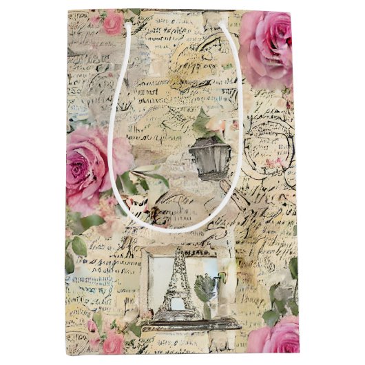 Een Franse Ephemera Design Series 1 Medium Cadeauzakje (Voorkant)