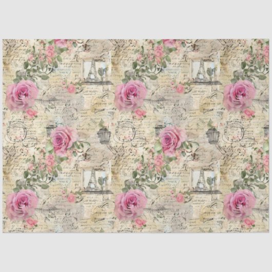 Een Franse Ephemera Design Series 1 Tissuepapier (Voorkant)