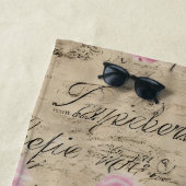 Een Franse Ephemera Design Series 20 Strandlaken (In situ)