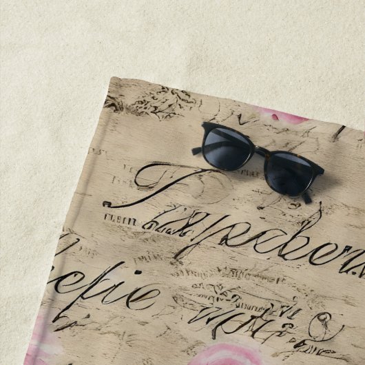 Een Franse Ephemera Design Series 20 Strandlaken (In situ)