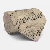 Een Franse Ephemera Design Series 20 Stropdas (Opgerold)