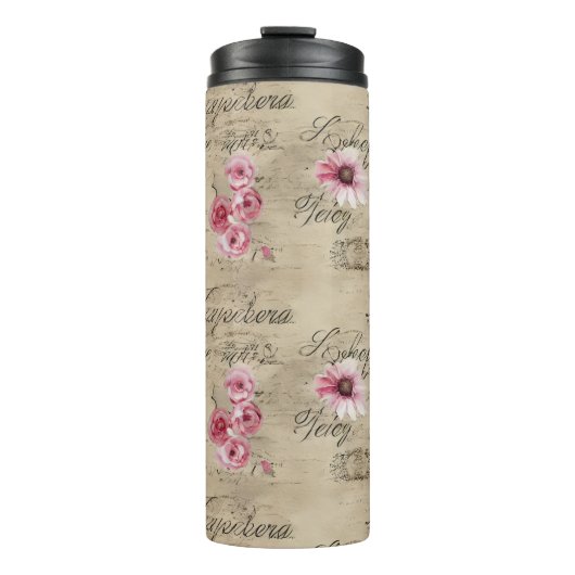 Een Franse Ephemera Design Series 20 Thermosbeker (Voorkant)