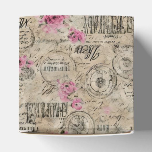 Een Franse Ephemera Design Series 24 Bedankdoosjes (Bovenkant)