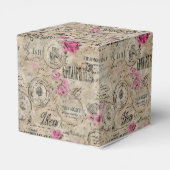 Een Franse Ephemera Design Series 24 Bedankdoosjes (Achterkant)