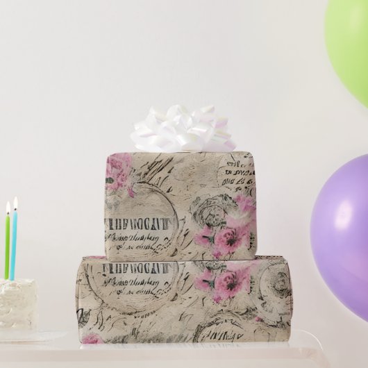 Een Franse Ephemera Design Series 24 Cadeaupapier (Feestgeschenken)