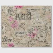 Een Franse Ephemera Design Series 24 Cadeaupapier (Vlak)