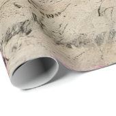 Een Franse Ephemera Design Series 24 Cadeaupapier (Rol Hoek)