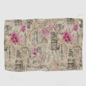 Een Franse Ephemera Design Series 24 Golfhanddoek (Horizontaal)