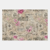 Een Franse Ephemera Design Series 24 Inpakpapier Vel (Voorkant)