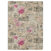 Een Franse Ephemera Design Series 24 Klembord (Achterkant)