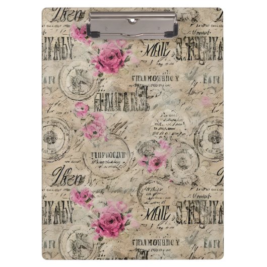 Een Franse Ephemera Design Series 24 Klembord (Voorkant)