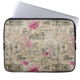 Een Franse Ephemera Design Series 24 Laptop Sleeve