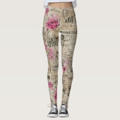 Een Franse Ephemera Design Series 24 Leggings (Voorkant)