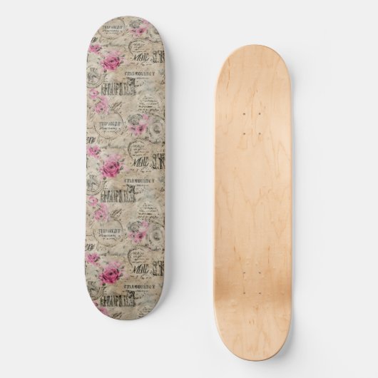 Een Franse Ephemera Design Series 24 Persoonlijk Skateboard (Voorkant)
