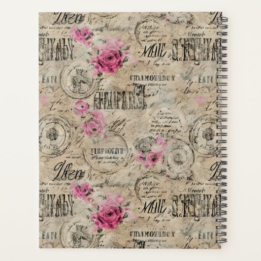 Een Franse Ephemera Design Series 24 Planner (Achterkant)