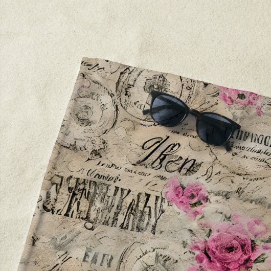 Een Franse Ephemera Design Series 24 Strandlaken (In situ)