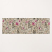 Een Franse Ephemera Design Series 24 Yogamat (Voorkant (horizontaal))