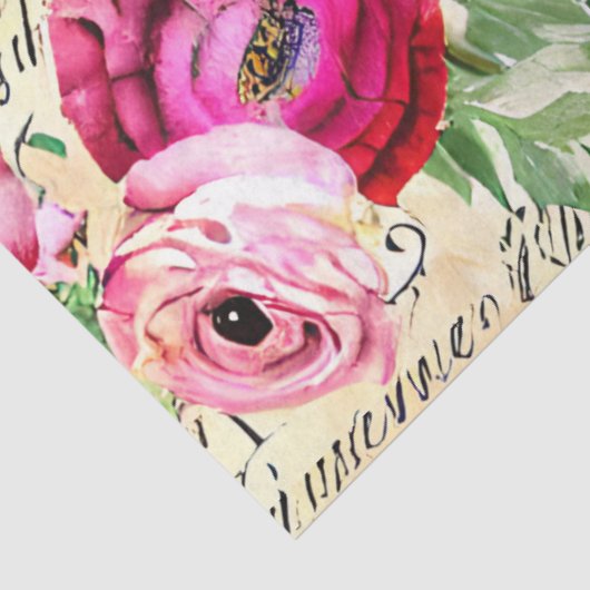 Een Franse Ephemera Design Series 25 Tissuepapier (Detail)